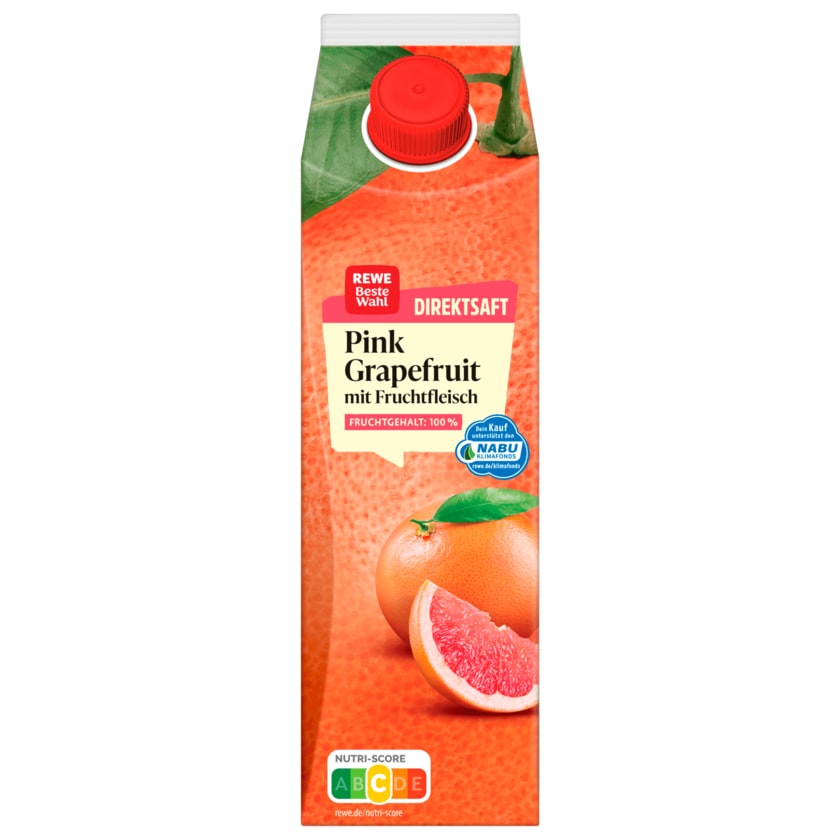 REWE Beste Wahl Pink Grapefruit Direktsaft 1l